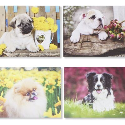 CANVAS PICTURE 40X1,8X30 PUPPIES CANVAS PICTURE 4 S CU187385