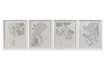 IMAGE EN VERRE MDF 55X2.5X70 FLEURS 4 ASSORTIMENTS. CU187479 1