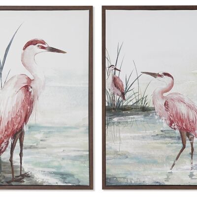 BILD LIENZO PS 37X3X57 GARZA GERAHMT 2 SORTIERT. CU188154