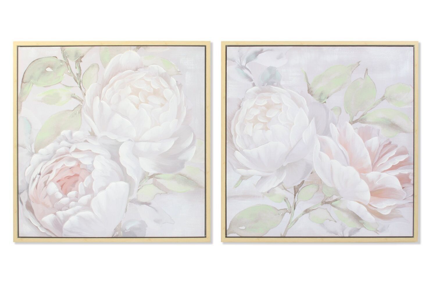QUADRO TELA 80X4X80 FIORI CON CORNICE 2 ASSORTIMENTI. CU189739