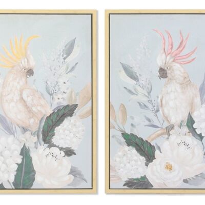 PICTURE CANVAS PS 60X4X80 FLOWERS COCKATOO 2 ASSORTED. CU189744