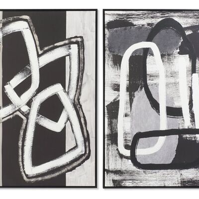 IMAGE PS TOILE 83X4.5X122.5 ABSTRAIT 2 ASSORTIMENTS. CU193112