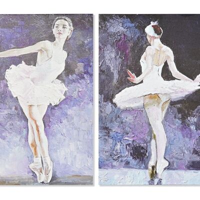 PAINTING CANVAS PICTURE 40X1,8X60 DANCER 2 ASSORTED. CU193733