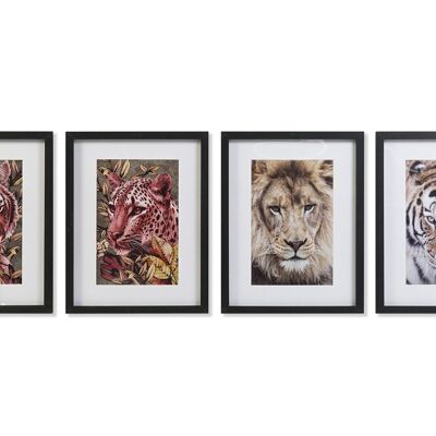 PICTURE PS 35X2X45 WILD FRAMED 4 ASSORTMENTS. CU193754