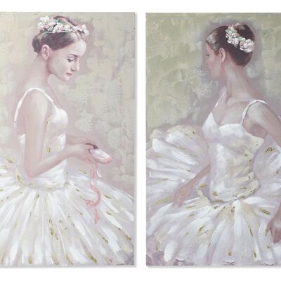 MDF CANVAS PICTURE 80X3X120 BALLET 2 ASSORTMENTS. CU194049