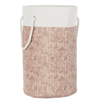 POLYESTER CANVAS BASKET 36X36X59 NATURAL DC192255