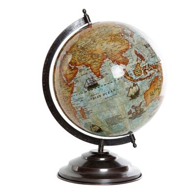 IRON PLASTIC GLOBE 25X25X35 25 BLUE DH156935