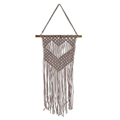 DEKORATION HÄNGEN BAMBUS BAUMWOLLE 30X48 MACRAME DH169888