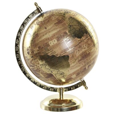 GLOBE TERRE EN ALUMINIUM 24X24X29 GLOBE TERRE DH182344