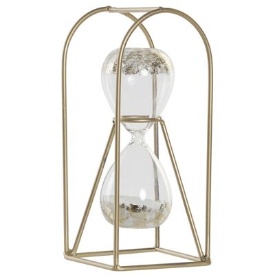 HOUR CLOCK IRON GLASS 10X10X23 4 MINUTES DH183376