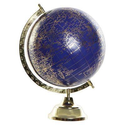 GLOBE METAL 27X25X36 BOULE 25CM. DORÉ DH185429