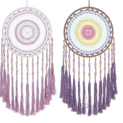 COTTON DREAM CATCHER 32X2X85 FRINGES 2 ASSORTMENTS. DH185828