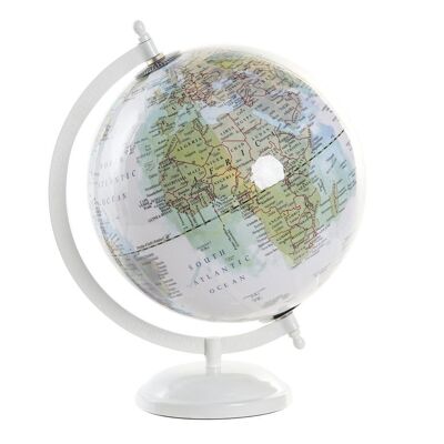 GLOBO TERRAQUEO ALUMINIO PVC 23X20X28 LACADO DH195480