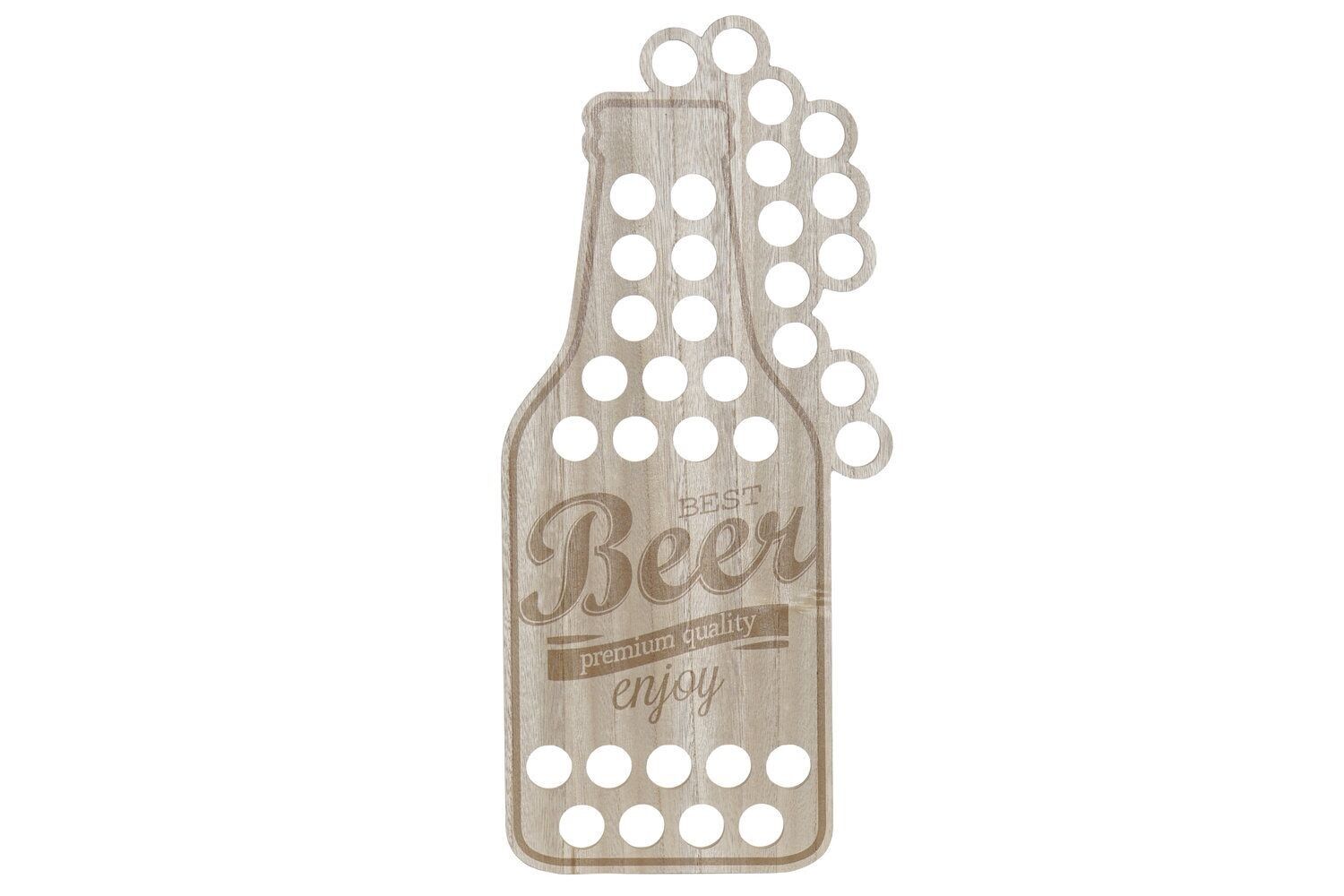 DECORAZIONE PARETE MDF 25X1X55 PIATTI BIRRA DP170724