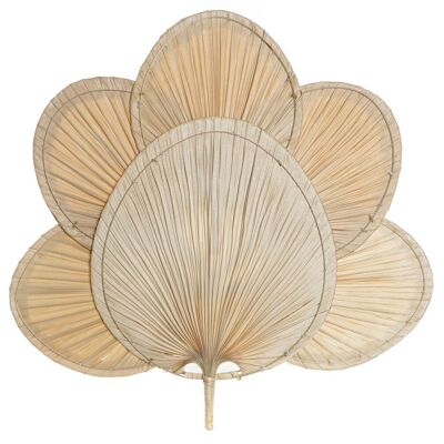 DECORACION PARED FIBRA 72X6X72 NATURAL DP174935