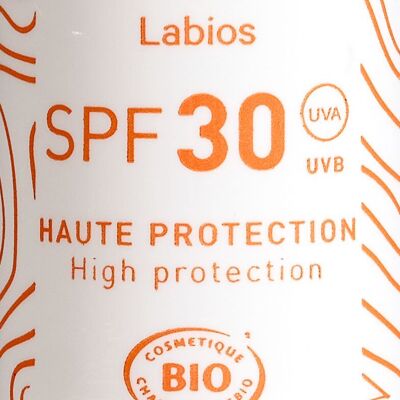 Stick solaire lèvres SPF30 BIO - 5gr