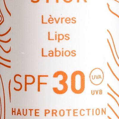 Stick solaire lèvres SPF30 BIO - 5gr