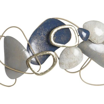 WALL DECORATION METAL 105,5X8,3X50,2 ABSTRACT DP187039