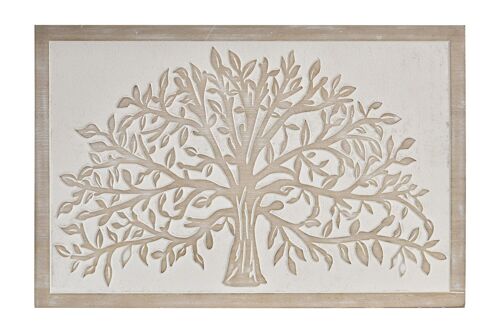 DECORACION PARED MDF 60X1X40 ARBOL MARRON DP196473