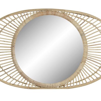 MIROIR ROTIN MIROIR 82X3,5X48 NATUREL ES181085