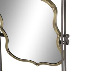 MIROIR MÉTAL MIROIR 51,5X12X65 DORÉ ES182042 3