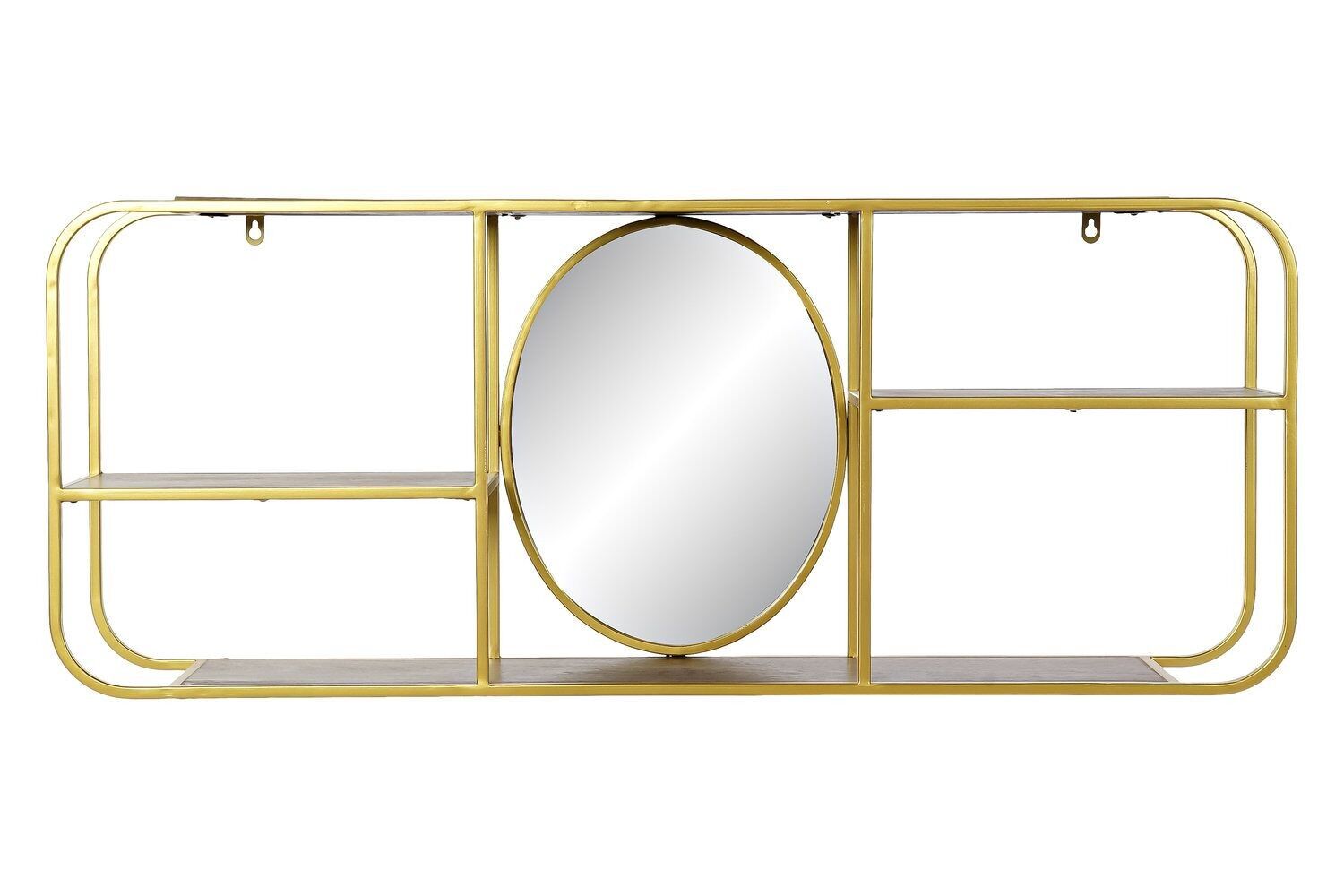 SPIEGEL METALLSPIEGEL 100X18X40 GOLDENES REGAL ES183486