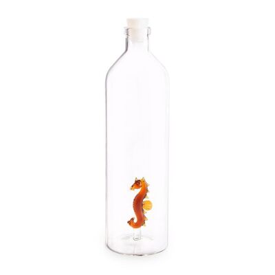 Bouteille-Bottle-Bottle-Flasche, Seepferdchen, 1,2 L