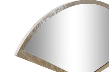 MIROIR EN VERRE MDF 60X1,5X35 ÉVENTAIL DORÉ ES187317 2