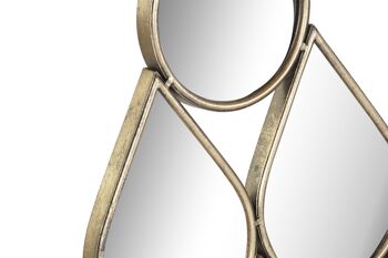 MIROIR METAL MIROIR 49,5X2,5X99 TEAR DORÉ ES189393 2