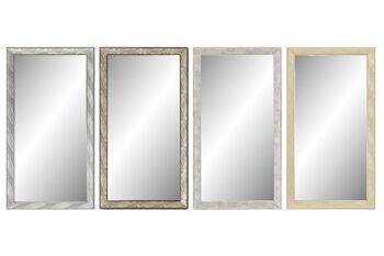 MIROIR PS VERRE 36X2X66 FEUILLES 4 ASSORTIMENTS. ES193225 1