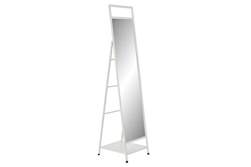 ESPEJO VESTIDOR METAL ESPEJO 39X40X160 BLANCO ES193243