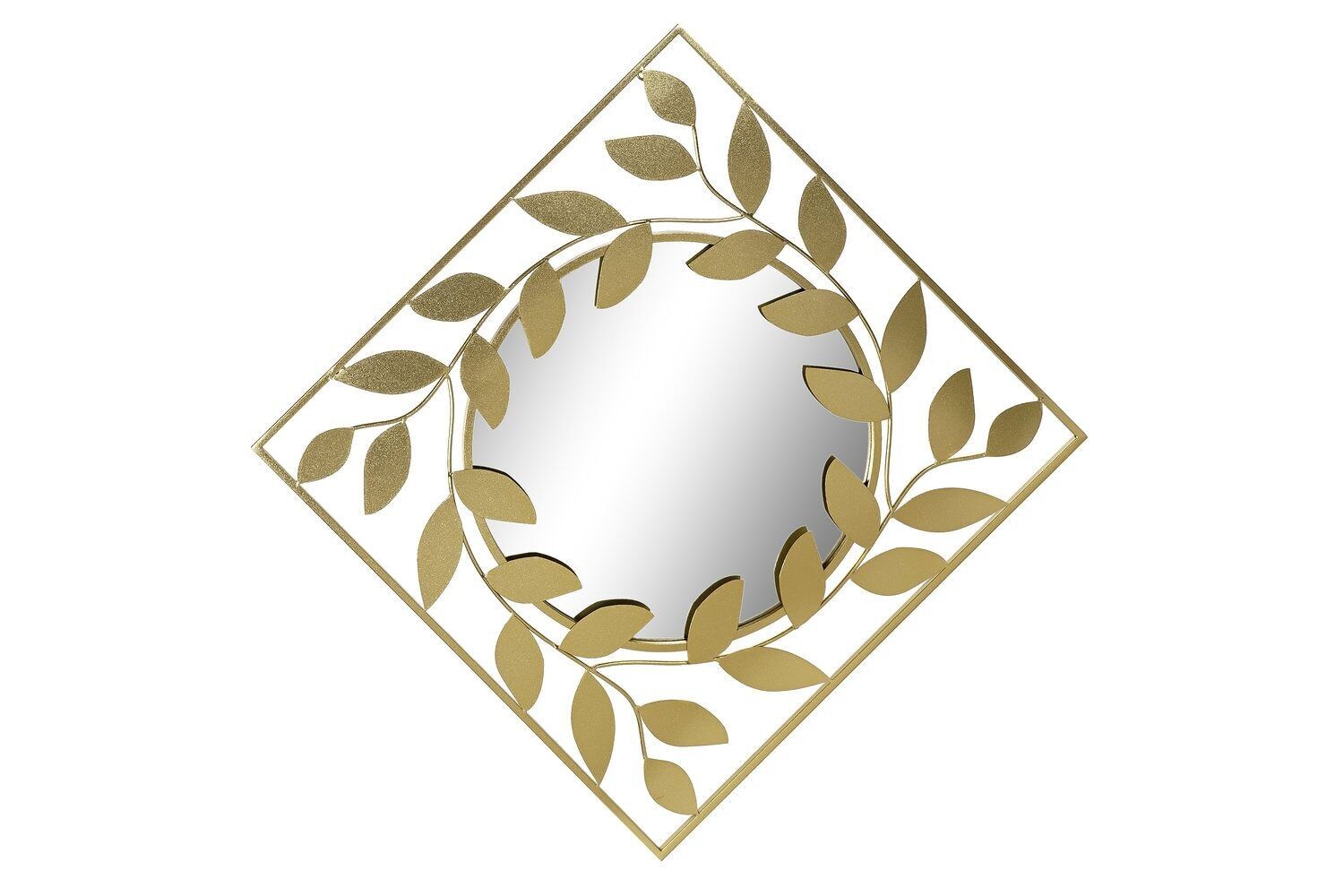 SPIEGEL METALLSPIEGEL 120X2,5X120 GOLDENER LORBEER ES194909