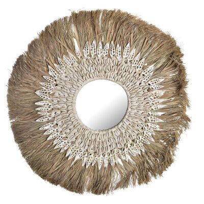 COQUILLES MIROIR SEAGRASS 55X2,5X55 NATUREL ES195794