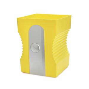 Corbeille à papier-Wastebasket - Corbeille à papier- Papierkorb, Taille-crayon,jaune