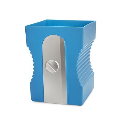 Corbeille à papier-Wastebasket - Papelera- Papierkorb, Sharpener,blue