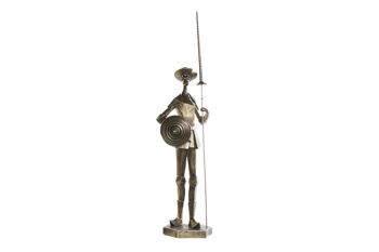 FIGURE RÉSINE 16X12X46 CUIVRE QUICHOTTE FD185056 1