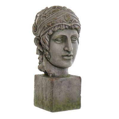 FIGURA IN VETRORESINA 27X25X53 GRIGIO DONNA FD189792