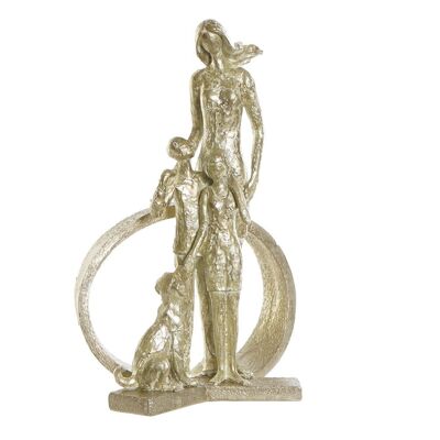 FIGURA IN RESINA 26X14,5X39 FAMIGLIA D'ORO FD189894