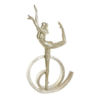 FIGURA RESINA 25X12,5X42,5 BALLET DORADO FD189895