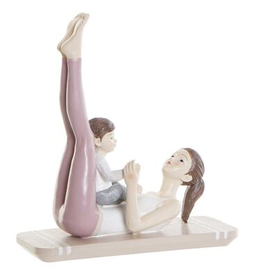 FIGUR HARZ 15,5X6,5X17 MAMA YOGA PINK FD189902