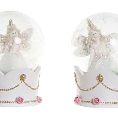 FIGURINE EN RÉSINE 6.5X6.5X8.5 PRINCESS BALL 2 ASSORTIMENTS. FD189930