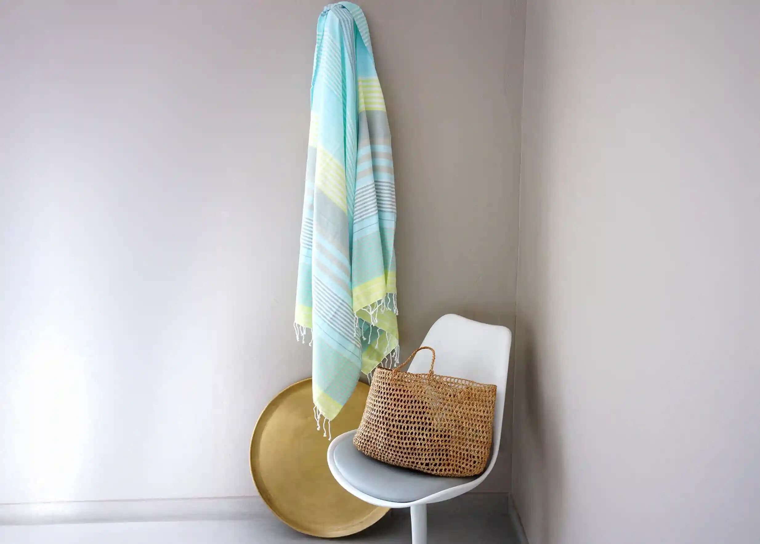 FOTA IN COTONE ORGANICO - Collezione SUD - Colore SUNNY LIME