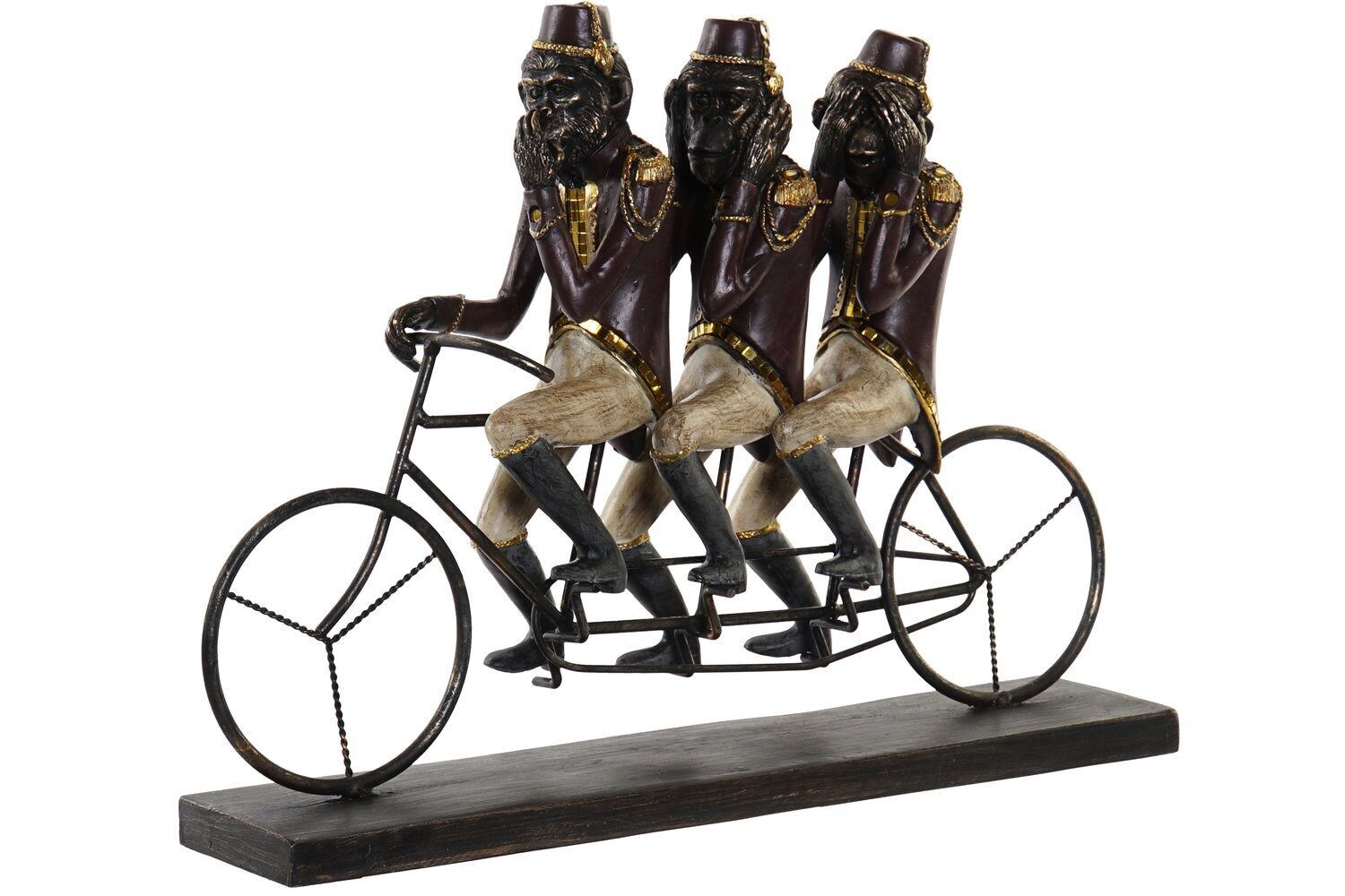 FIGURA RESINA METALLO 40X9X31 TUTA BICI NERA FD194749