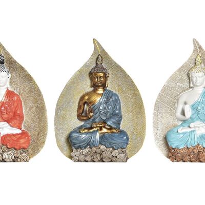 HARZFIGUR 15,5X5X20,7 BUDDHA 3 SORTIMENTE. FD195417