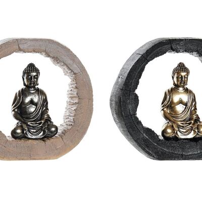 HARZFIGUR 20,8X6X18,5 BUDDHA 2 SORTIMENTE. FD195448