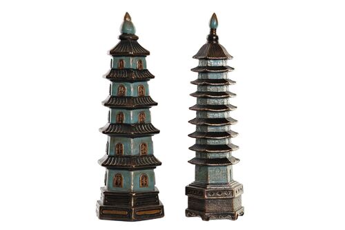 FIGURA RESINA 15X17X50 PAGODA 2 SURT. FD196887