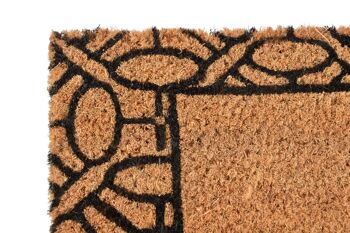 PAILLASSON CAOUTCHOUC FIBRE DE COCO 75X25X1,5 BIENVENUE 3 ASSORTIMENTS. FL152041 3