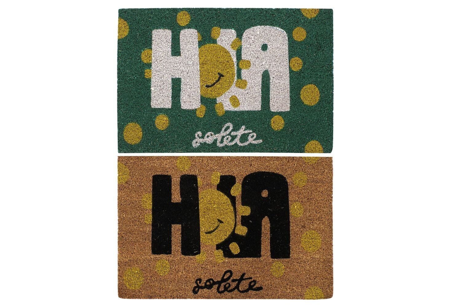 Zerbino GOMMA FIBRA DI COCCO 60X40X1,5 SOLETE 2 ASSORTITI. FL192672