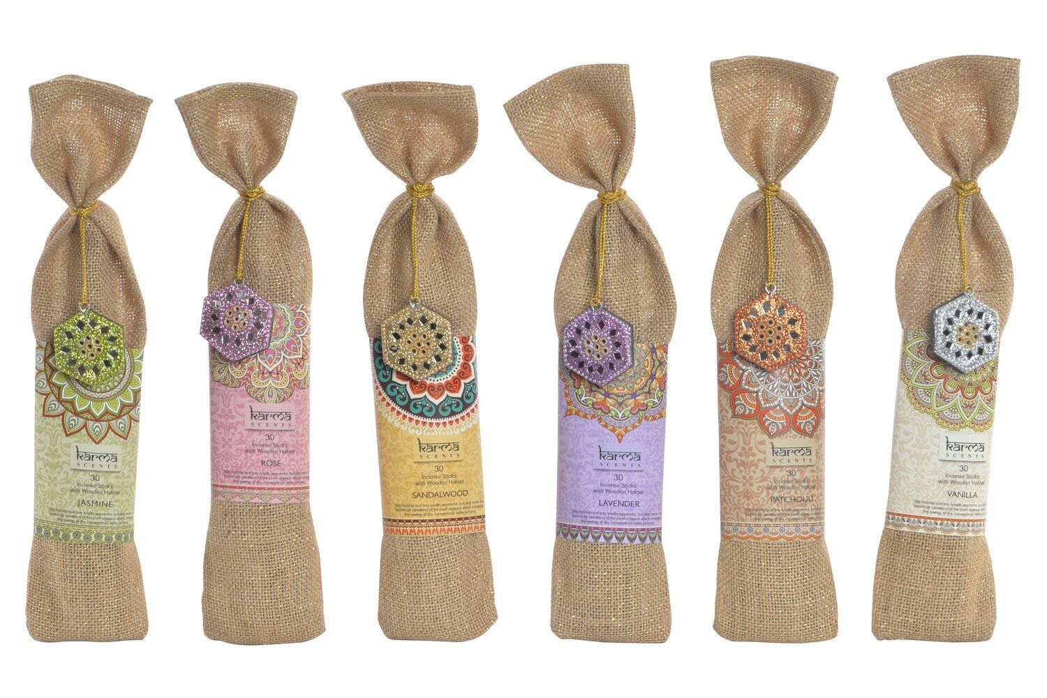 JUTE-RÄUCHERSTÄBCHEN 6X1X35 UNTERSTÜTZUNG 6 SURT. IN152024