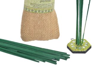 BÂTON D'ENCENS JUTE 6X1X35 SUPPORT 6 SURT. IN152024 4